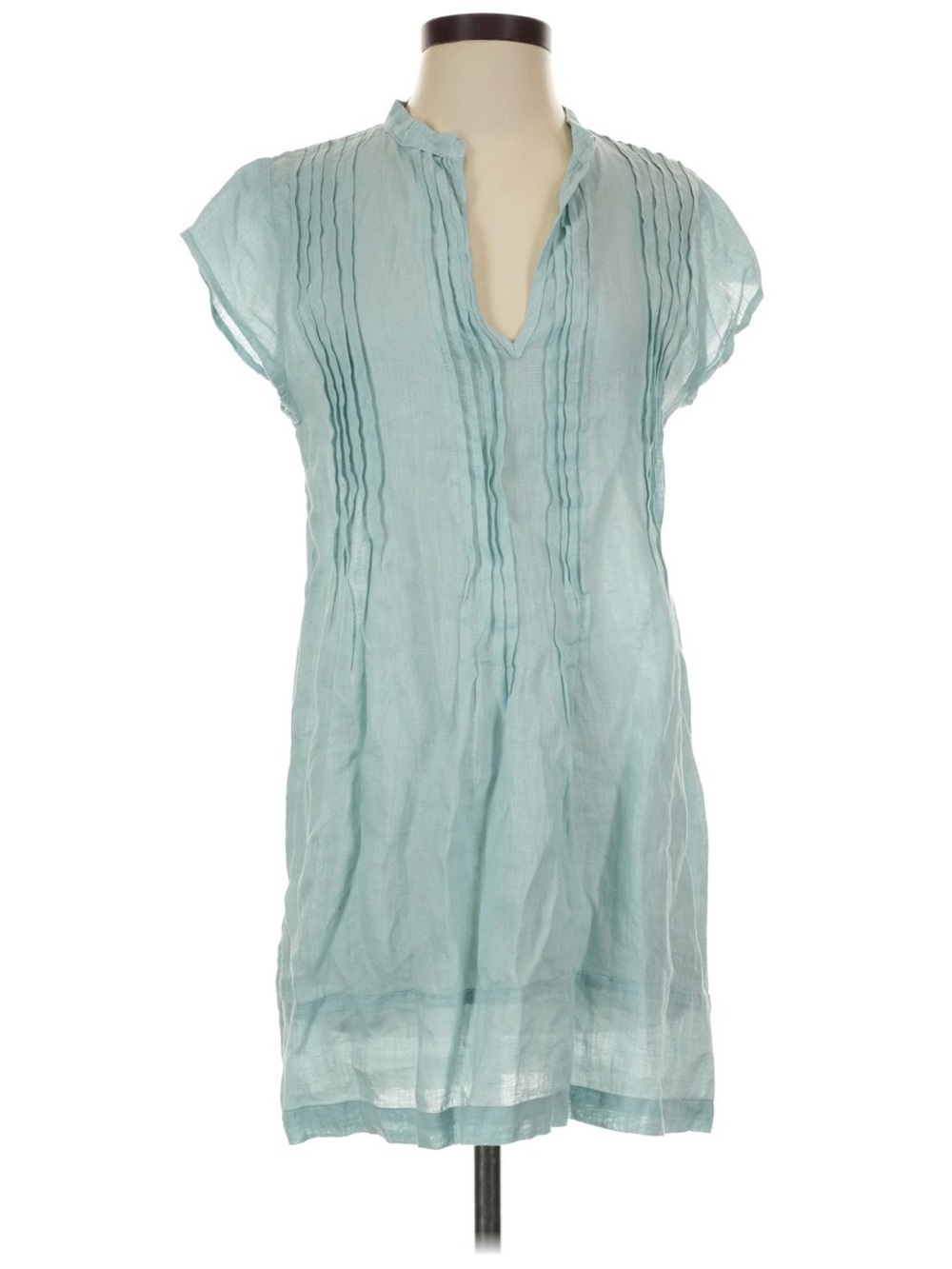 CP Shades Light Aqua Pintuck Tunic Cover-Up